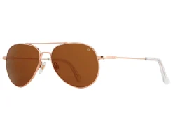 Sunglasses | Eyewear<American Optical General Rose Gold Brown Glass Lens Polarised