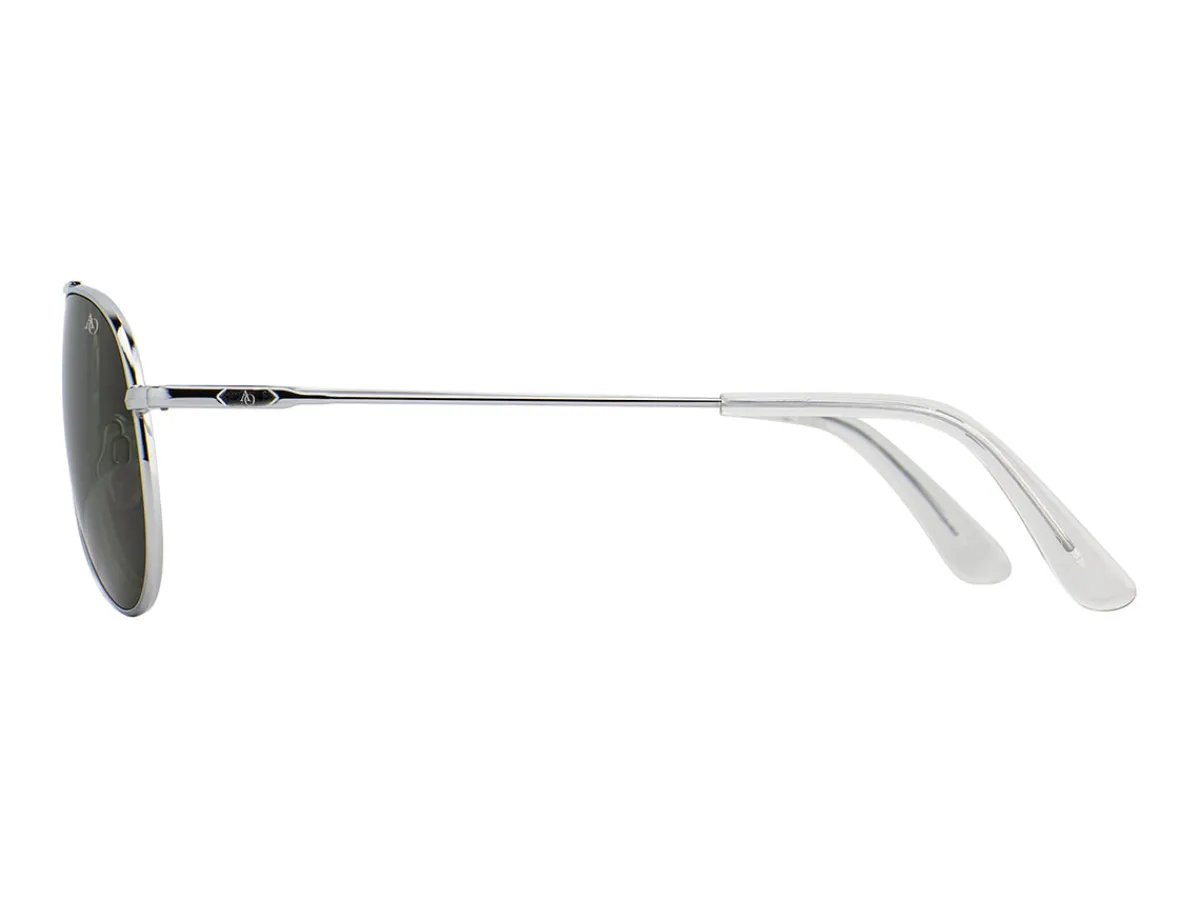 Sunglasses | Eyewear<American Optical General Silver Green Glass Lens