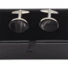 Jewellery<Abbeyhorn Genuine Horn Cufflinks Oval Boxed