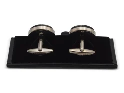 Jewellery<Abbeyhorn Genuine Horn Cufflinks Oval Boxed