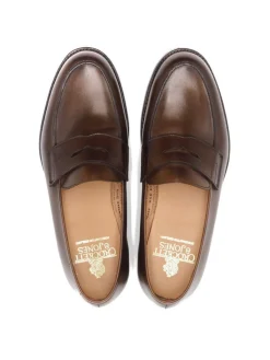 Summer Shoes | Penny Loafers<Crockett & Jones Grantham 2 Dark Brown Burnished Calf