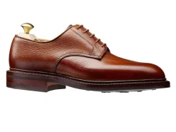 Rubber Soles | Derbys<Crockett & Jones Grasmere Tan Scotch Grain [PRE-ORDER]