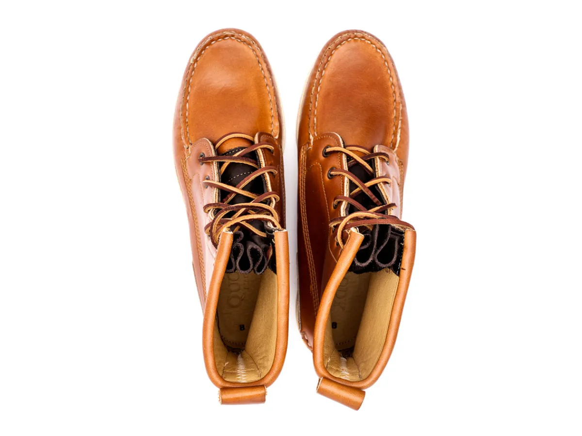 Rubber Soles | Boots<Quoddy Grizzly Boot Burnt Brown Cavalier