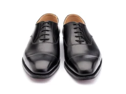 Straight Cap Oxfords | Oxfords<Crockett & Jones Hallam Black Calf