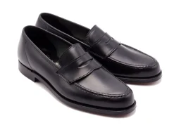 Summer Shoes | Penny Loafers<Crockett & Jones Harvard 2 Black Shell Cordovan