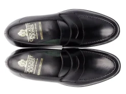 Summer Shoes | Penny Loafers<Crockett & Jones Harvard 2 Black Shell Cordovan