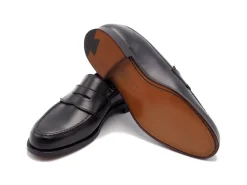 Summer Shoes | Penny Loafers<Crockett & Jones Harvard 2 Black Shell Cordovan