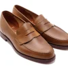Summer Shoes | Penny Loafers<Crockett & Jones Harvard 2 Whiskey Shell Cordovan