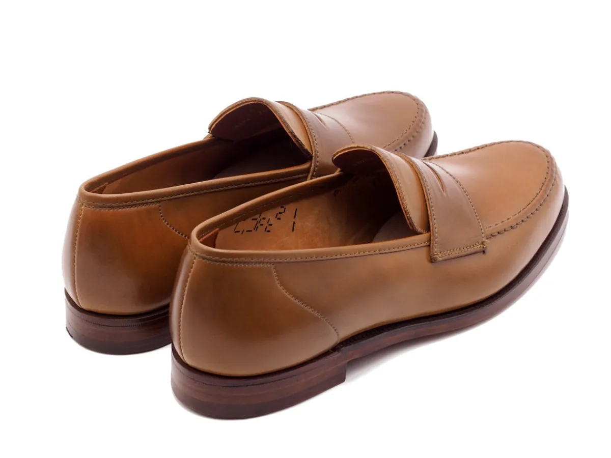 Summer Shoes | Penny Loafers<Crockett & Jones Harvard 2 Whiskey Shell Cordovan