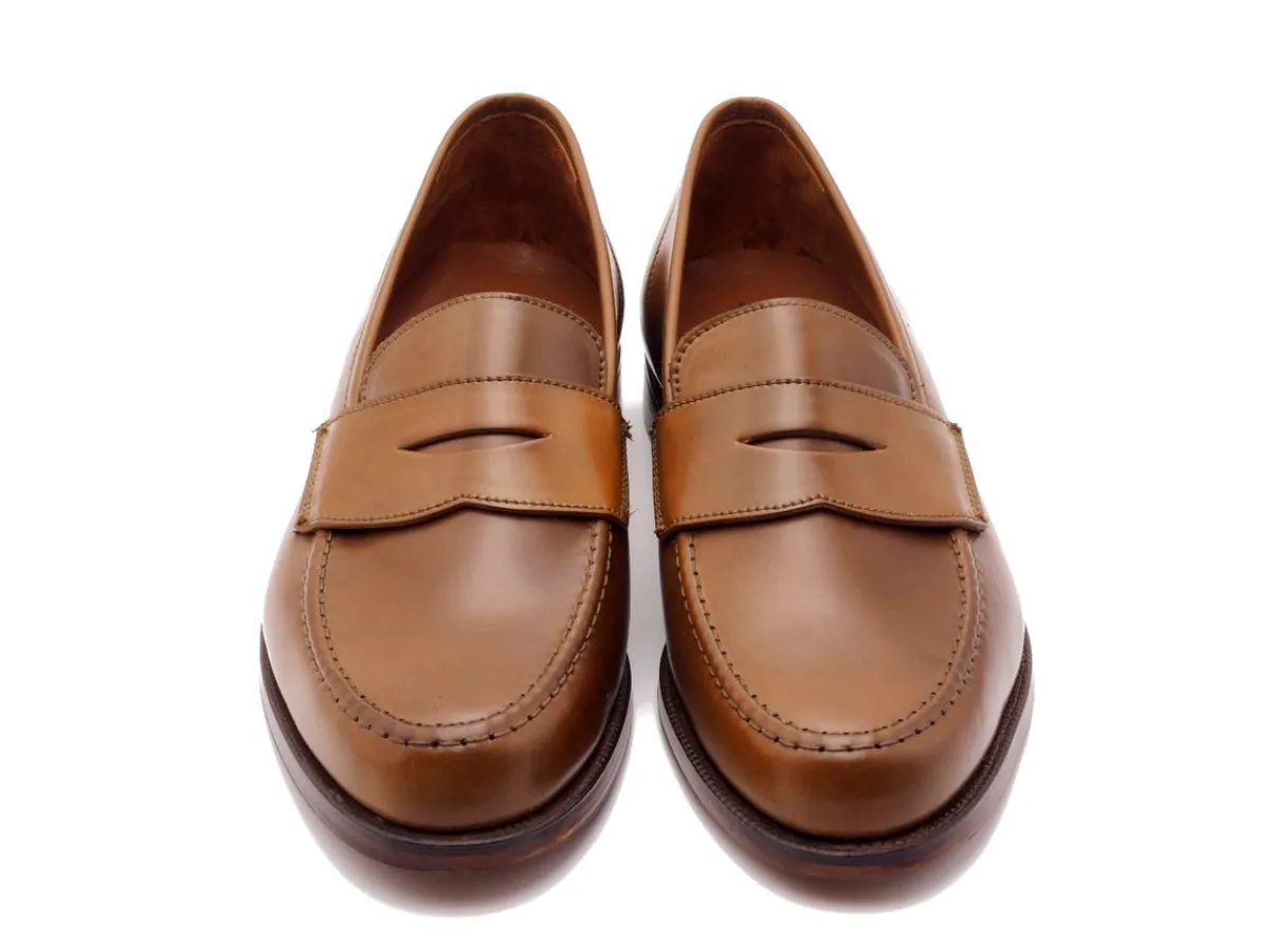 Summer Shoes | Penny Loafers<Crockett & Jones Harvard 2 Whiskey Shell Cordovan