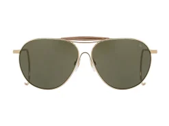 Sunglasses | Eyewear<American Optical Hazemaster Gold Green Nylon Lens