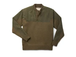 Sweaters<Filson Henley Guide Sweater Peat Green