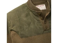 Sweaters<Filson Henley Guide Sweater Peat Green