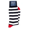 Socks<Corgi Henry Stripe Socks Navy & White