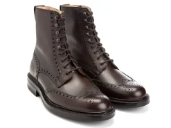 Rubber Soles | Brogues<Crockett & Jones Islay Dark Brown Scotch Grain