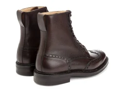Rubber Soles | Brogues<Crockett & Jones Islay Dark Brown Scotch Grain