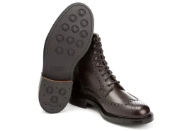 Rubber Soles | Brogues<Crockett & Jones Islay Dark Brown Scotch Grain