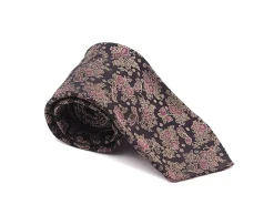 Ties<Tie Your Tie Jacquard Silk Tie Butterflies Purple