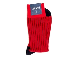 Socks<Corgi James Ribbed Socks Red