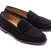Summer Shoes | Suede<Crockett & Jones Kirribilli Black Calf Suede