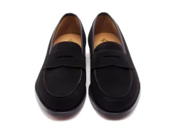 Summer Shoes | Suede<Crockett & Jones Kirribilli Black Calf Suede