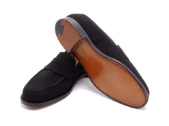 Summer Shoes | Suede<Crockett & Jones Kirribilli Black Calf Suede