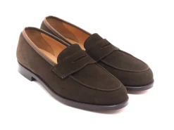 Summer Shoes | Suede<Crockett & Jones Kirribilli Dark Brown Calf Suede