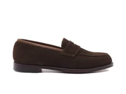 Summer Shoes | Suede<Crockett & Jones Kirribilli Dark Brown Calf Suede