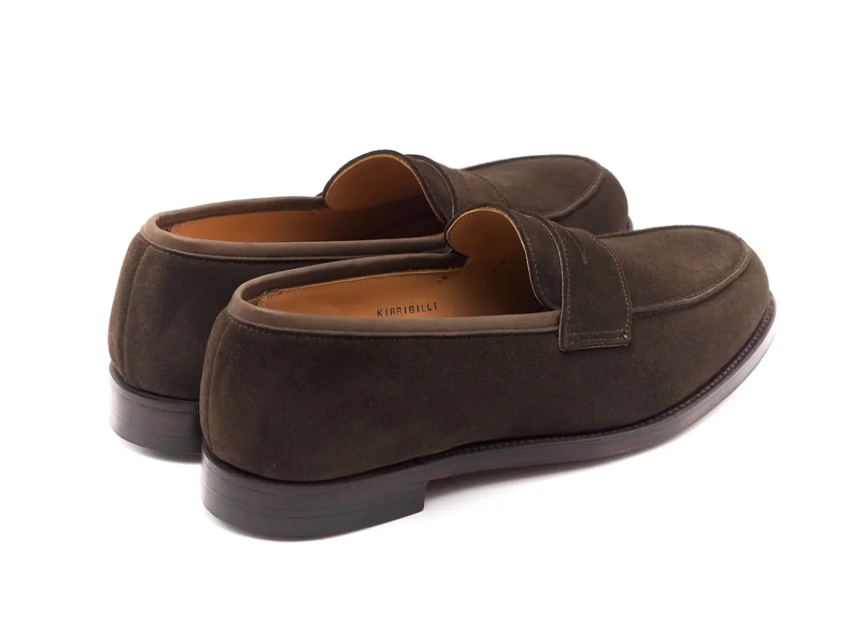 Summer Shoes | Suede<Crockett & Jones Kirribilli Dark Brown Calf Suede