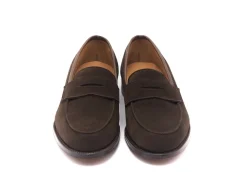 Summer Shoes | Suede<Crockett & Jones Kirribilli Dark Brown Calf Suede