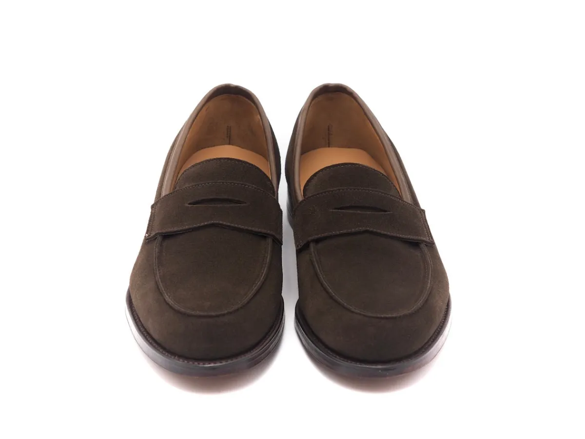 Summer Shoes | Suede<Crockett & Jones Kirribilli Dark Brown Calf Suede