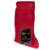 Socks<Bresciani Knee Length Cotton Socks Red