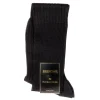Socks<Bresciani Knee Length Cotton Socks Navy