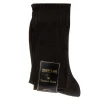 Socks<Bresciani Knee Length Cotton Socks Black