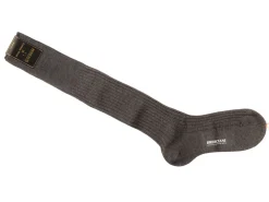 Socks<Bresciani Knee Length Cotton Socks Grey