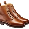 Women's Range | Rubber Soles<Crockett & Jones Ladies Barnwell 2 Tan Scotch Grain