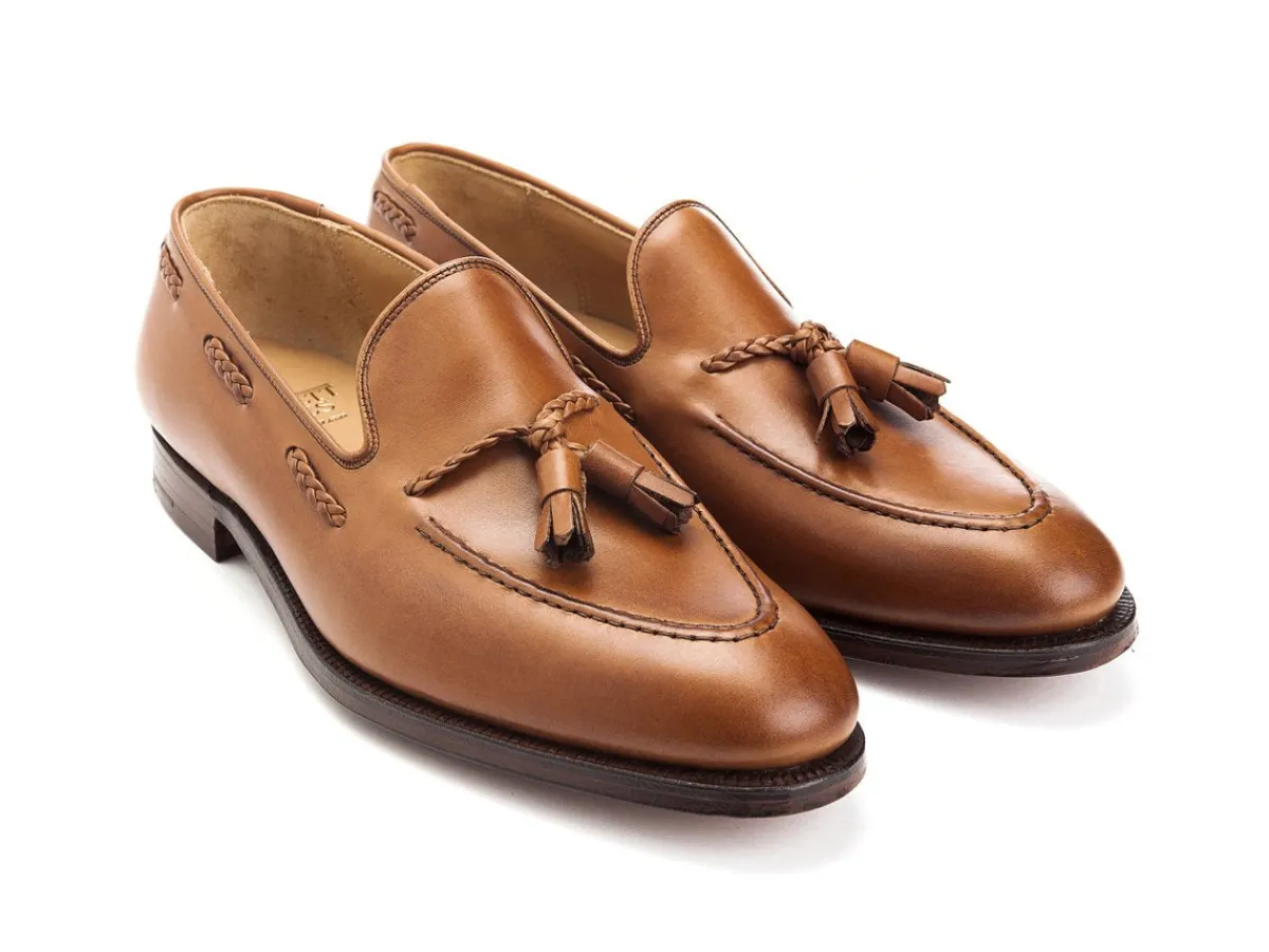 Tassel Loafers | Summer Shoes<Crockett & Jones Langham 2 Ivywood Burnished Calf