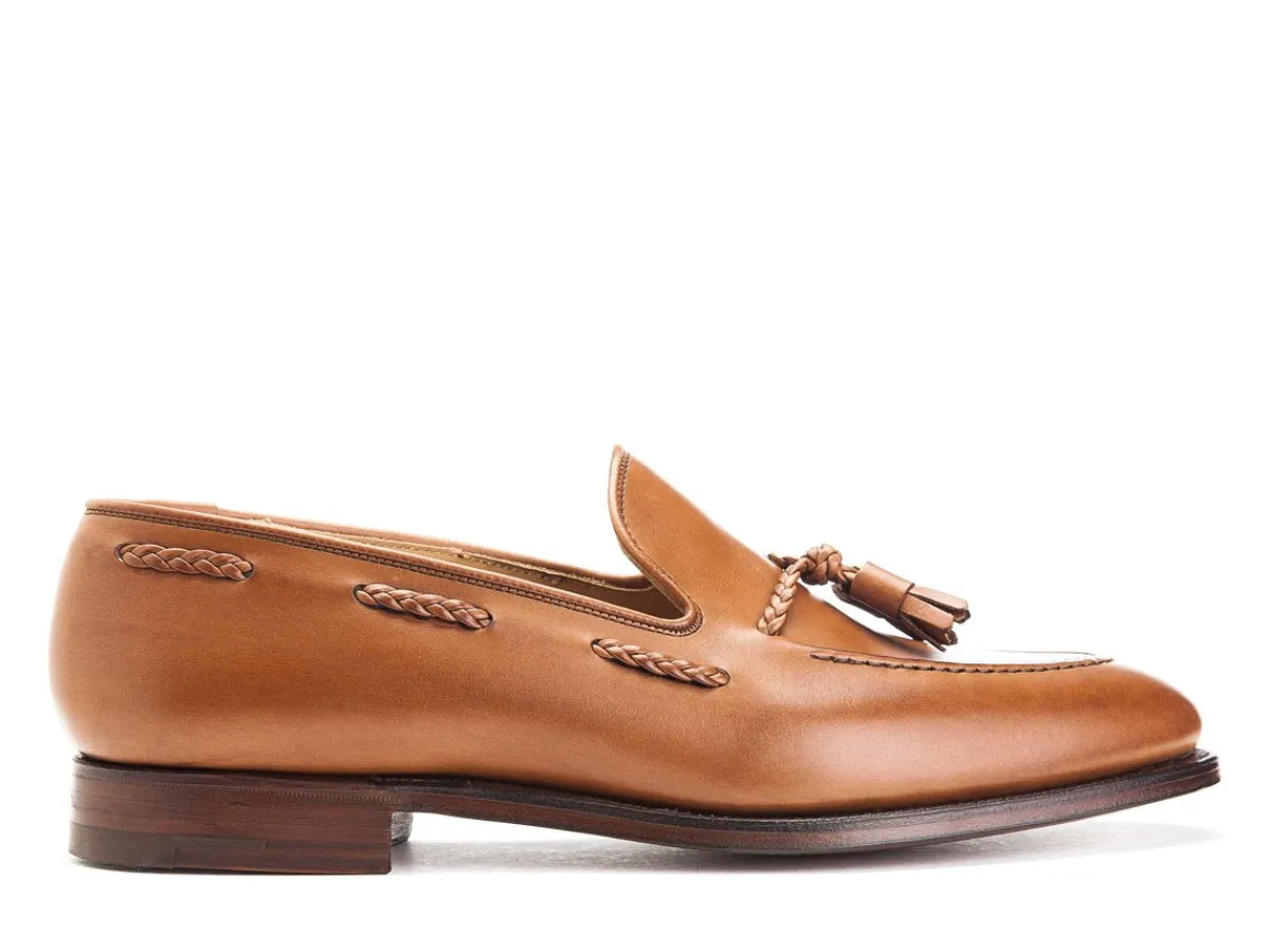 Tassel Loafers | Summer Shoes<Crockett & Jones Langham 2 Ivywood Burnished Calf