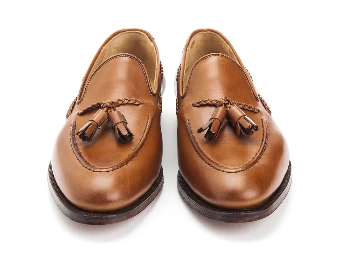 Tassel Loafers | Summer Shoes<Crockett & Jones Langham 2 Ivywood Burnished Calf