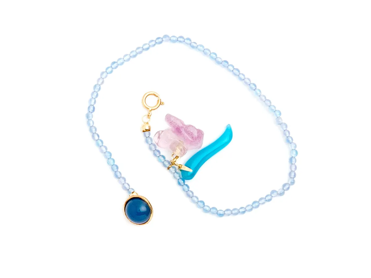 Jewellery<Rubinacci Lapel Button Light Blue
