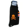 Socks<Corgi Large Skull Socks Black
