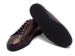 Sneakers | Rubber Soles<John Lobb Levah Dark Brown Museum Calf