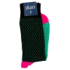 Socks<Corgi Lightning Stripe Socks Green