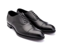Straight Cap Oxfords | Oxfords<Crockett & Jones Lonsdale Black Calf