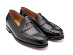 Summer Shoes | Penny Loafers<John Lobb Lopez Black Calf