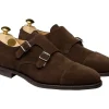 Rubber Soles | Suede<Crockett & Jones Lowndes 4 Dark Oak Suede [PRE-ORDER]