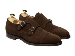 Rubber Soles | Suede<Crockett & Jones Lowndes 4 Dark Oak Suede [PRE-ORDER]