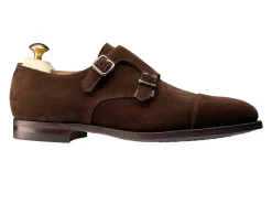Rubber Soles | Suede<Crockett & Jones Lowndes 4 Dark Oak Suede [PRE-ORDER]