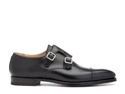 Monk Straps<Crockett & Jones Lowndes Black Calf