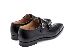 Monk Straps<Crockett & Jones Lowndes Black Calf